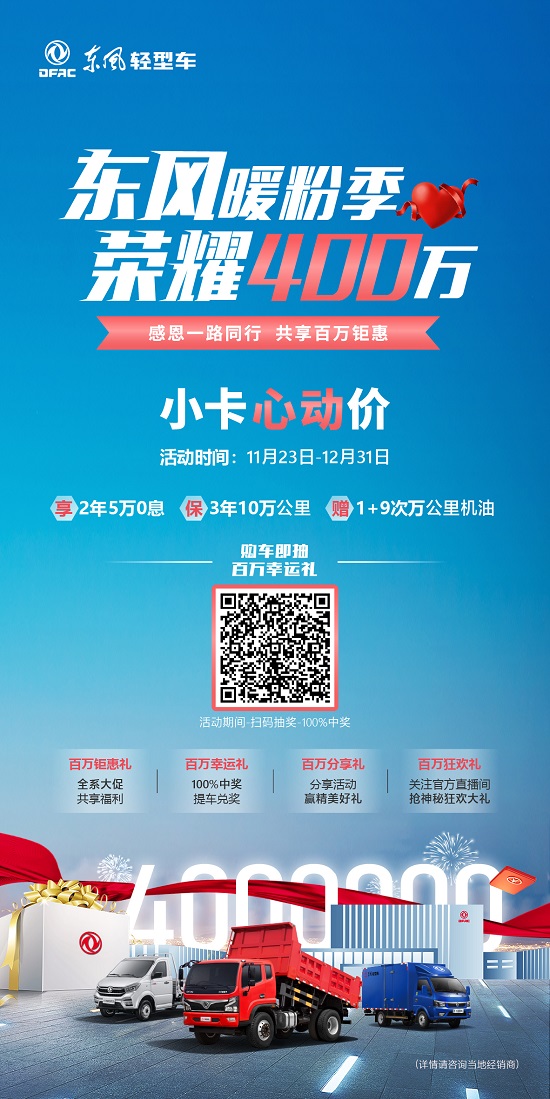 东风暖粉特惠持续 小卡放价心动不止
